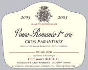 Vosne-1-Cros Parantoux 2003